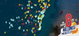 ¿No sabes dónde ver los partidos de la selección? un mapa te ayuda a encontrar el lugar ideal