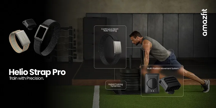Amazfit lanza el sistema de sensores avanzados Helio Strap Pro para atletas de rendimiento híbrido e HYROX