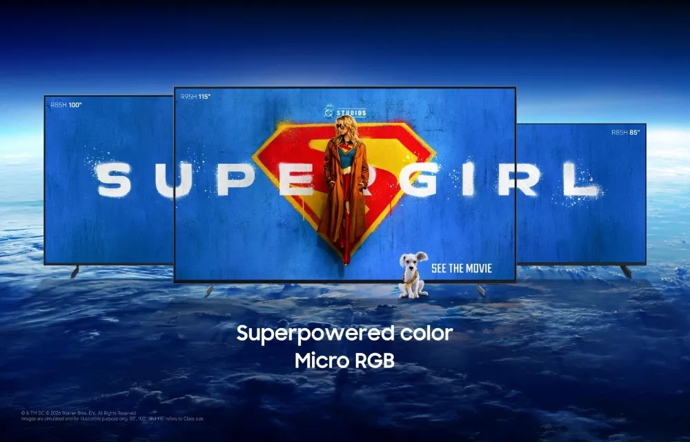 Samsung se alía con Warner Bros. Pictures y DC Studios para llevar la experiencia visual de Supergirl a sus pantallas inteligentes
