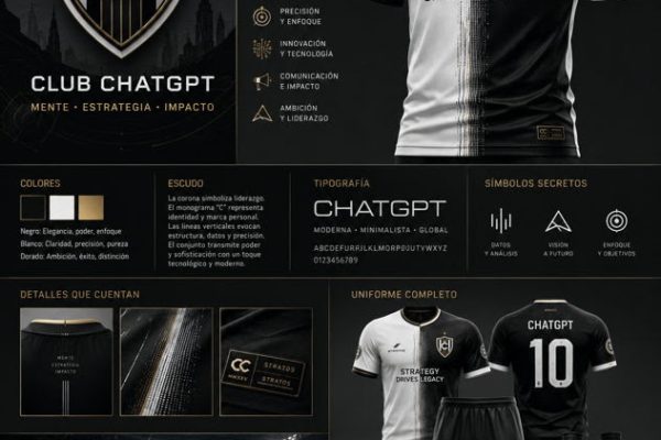Cómo diseñar una camiseta de fútbol personalizada usando ChatGPT