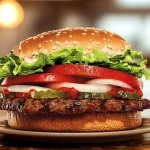La hamburguesa triple ahora es protagonista en Burger King