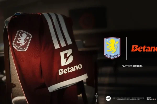 Aston Villa y Betano extienden su acuerdo comercial hasta 2029 con cambio de posición en la camiseta