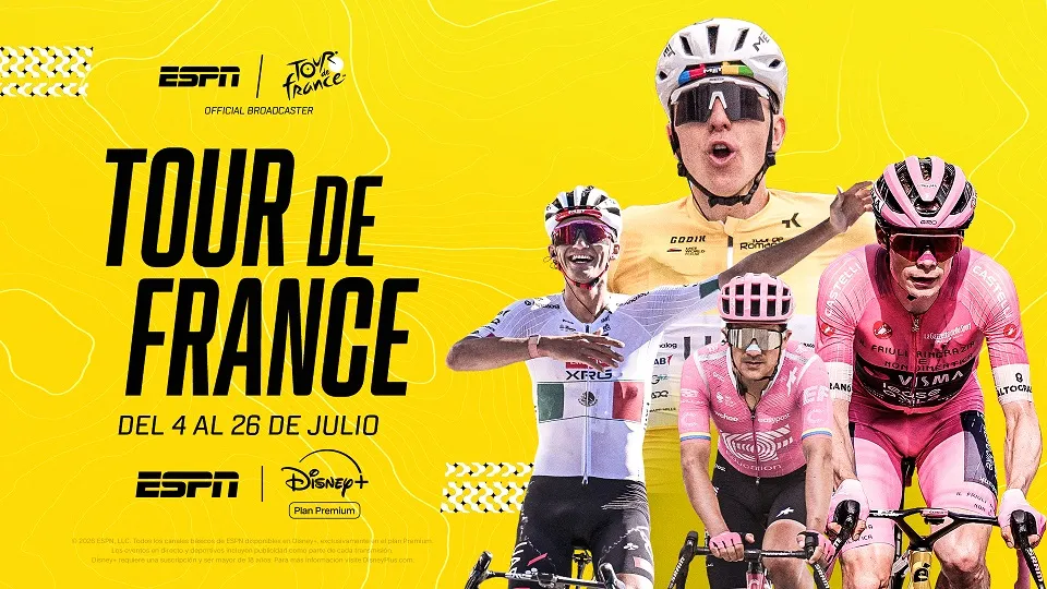 Tour de Francia 2026: horarios y cómo ver la "Grande boucle" en vivo por Disney+