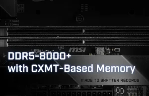 Las tarjetas madre MSI optimizan su firmware para llevar los chips de memoria RAM de bajo costo por encima de los 8.000 MHz