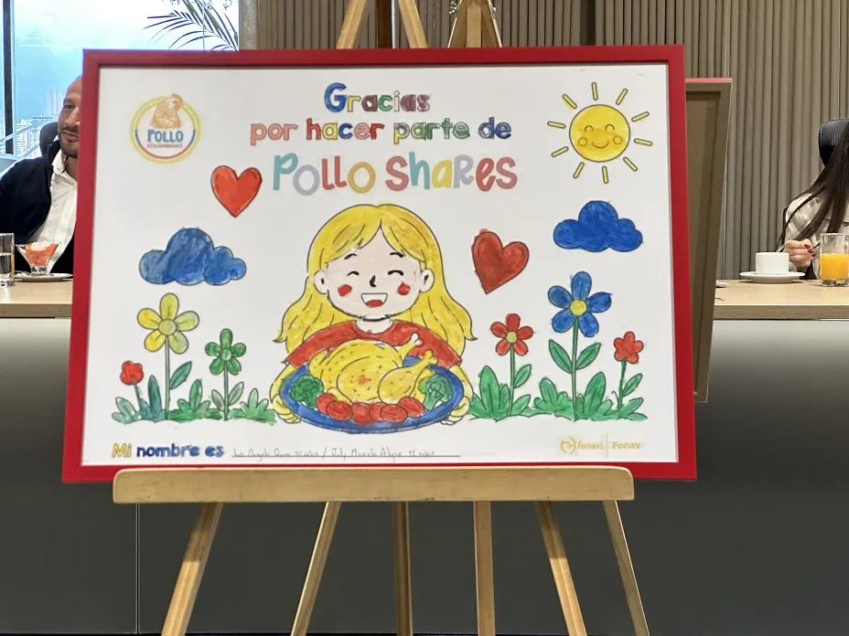 Más de 2.300 niños en distintas regiones del país recibirán 373.600 raciones de proteína con Pollo Shares