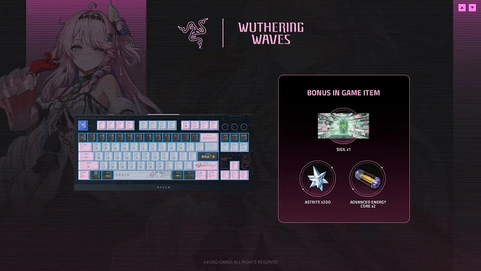 Razer anuncia colección de Wuthering Waves