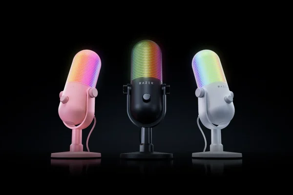 Razer presenta el micrófono Seiren V3 Chroma con procesamiento de audio en 32 bits e inteligencia artificial