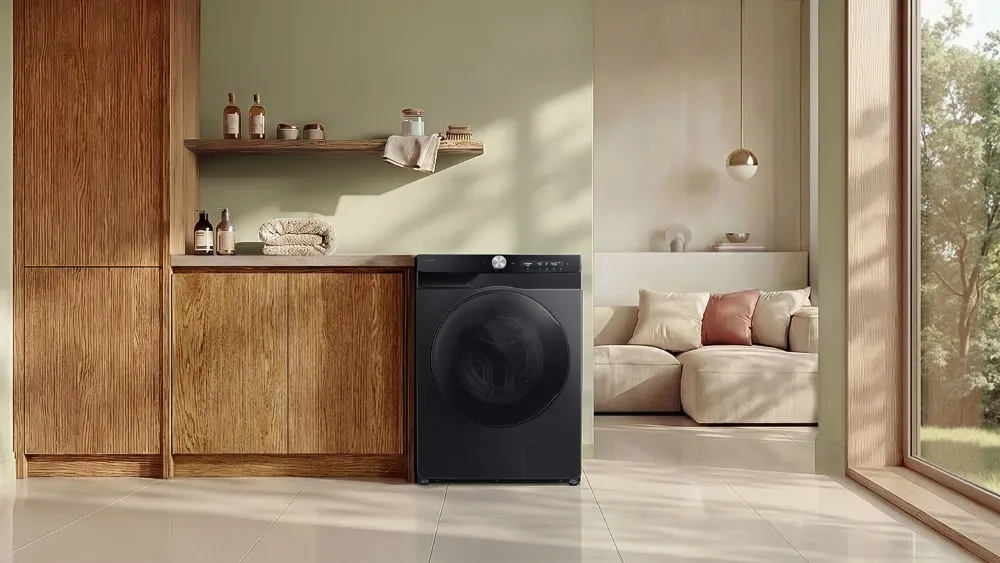 Samsung reduce el consumo eléctrico en su nueva lavasecadora mediante sensores de inteligencia artificial