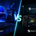 Rendimiento y compatibilidad en juegos: el debate entre elegir SteamOS o Windows 11 para PC