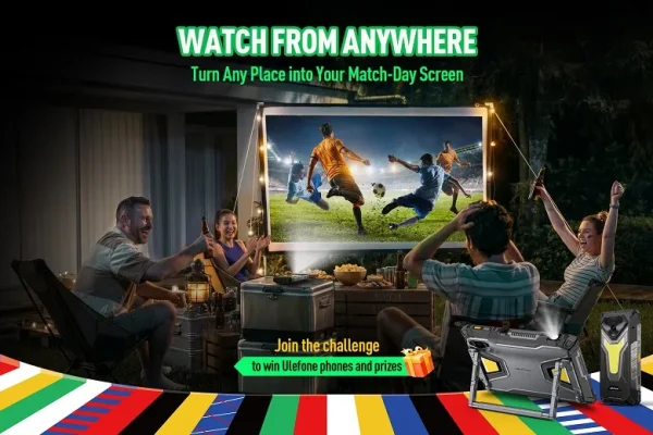 La recta final del torneo de fútbol impulsa el sorteo de móviles rugerizados con proyector integrado de Ulefone