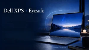 Dell XPS Eyesafe, Eyesafe IQ, fatiga visual, calidad del sueño, portátiles Dell, filtro luz azul, tecnología de pantallas, SleepScore Labs