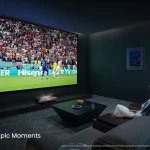 Hisense introduce proyectores de corto alcance y pantallas láser de hasta 300 pulgadas para eventos deportivos en casa