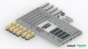 Soporte para racks de 246 kW y refrigeración líquida definen el diseño de Schneider Electric y AMD para centros de datos de inteligencia artificial