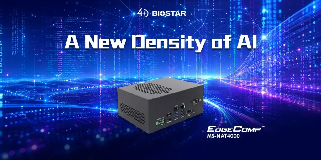 BIOSTAR presenta un sistema compacto que acerca el procesamiento de inteligencia artificial a las plantas industriales