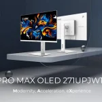 MSI presenta su primer monitor OLED 4K de 27 pulgadas con tecnología de inyección de tinta