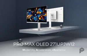 MSI presenta su primer monitor OLED 4K de 27 pulgadas con tecnología de inyección de tinta